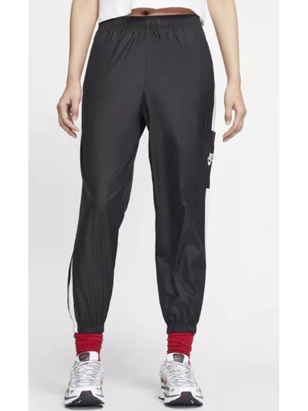 Women's Sportswear Woven Track Pants Black - NIKE - BALAAN 2