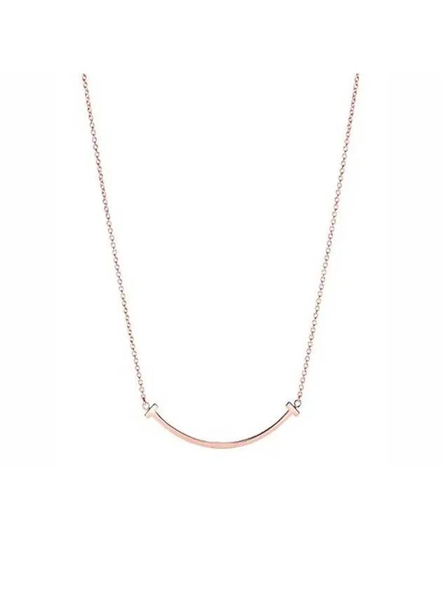 Smile Pendant Small Necklace Rose Gold - TIFFANY & CO. - BALAAN 1