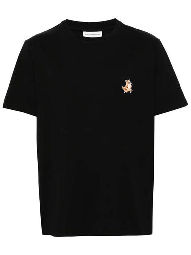 Maison Kitsune Speedy Fox Patch Cotton Short Sleeve T Shirt MM00125 - POLO RALPH LAUREN - BALAAN 1