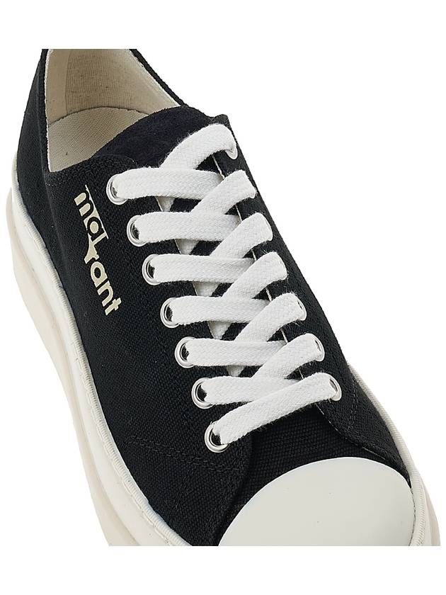 Austin Logo Print Platform Low Top Sneakers Black - ISABEL MARANT - BALAAN 9