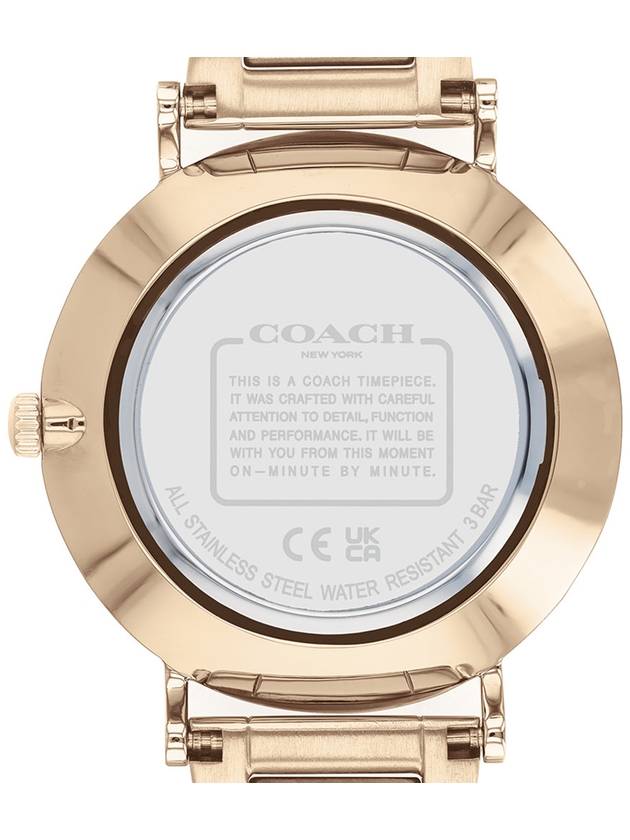 Watch Perry Rose Gold Cubic Women’s Metal Watch Officially Imported - COACH - BALAAN 4