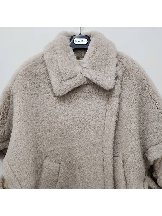 Tebe Teddy Cape Beige - MAX MARA - BALAAN 5