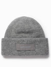 Jacquemus Logo Wool Beanie Dark Gray Unisex - JACQUEMUS - BALAAN 1