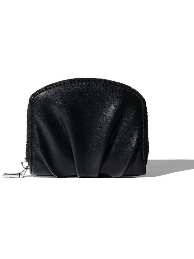 Dough Zipper Coin Card Wallet Black - LE MASQUE - BALAAN 2