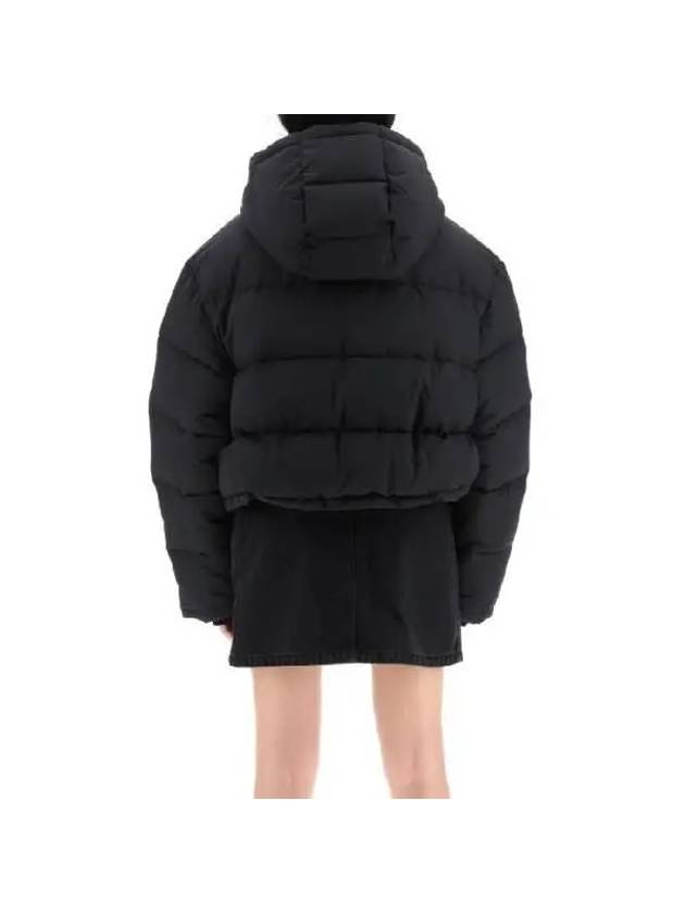 WARDROBE NYC High Neck Crop Puffer Down Padding W4012R03 BLK - ETC - BALAAN 3