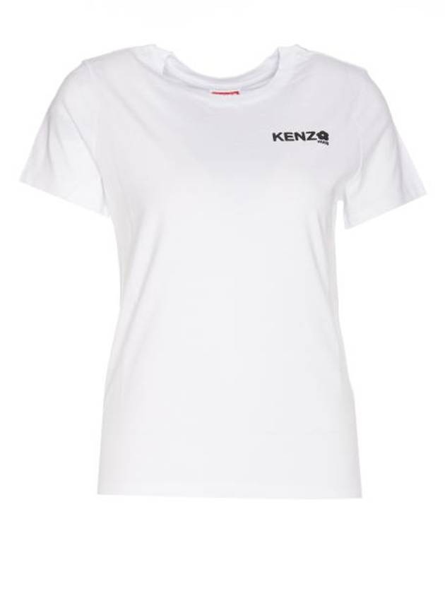 Boke Flower 2 0 Classic Cotton Short Sleeve T-Shirt White - KENZO - BALAAN 2