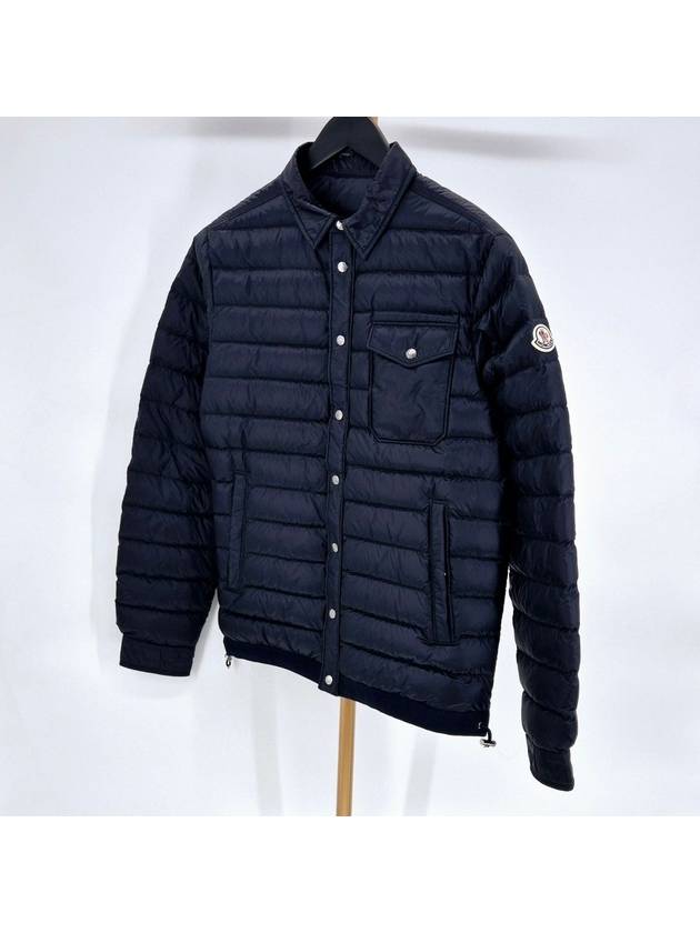 Shirt lightweight padded navy size 2 - MONCLER - BALAAN 1