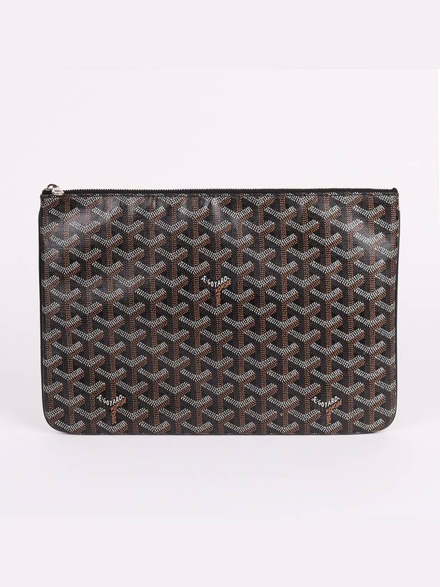 Victoire Black Senna MM Clutch Bag - GOYARD - BALAAN 1