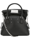 5AC Classique Micro Tote Bag Black - MAISON MARGIELA - BALAAN 4