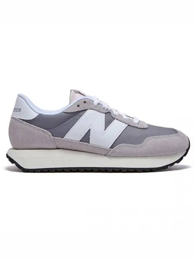 237 Suede Low Top Sneakers Grey - NEW BALANCE - BALAAN 2