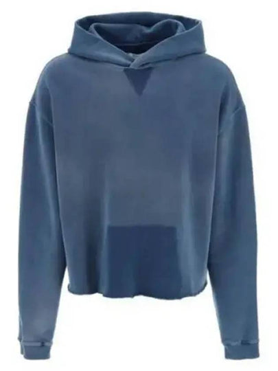 Organic Cotton Logo Hoodie Blue - MAISON MARGIELA - BALAAN 2