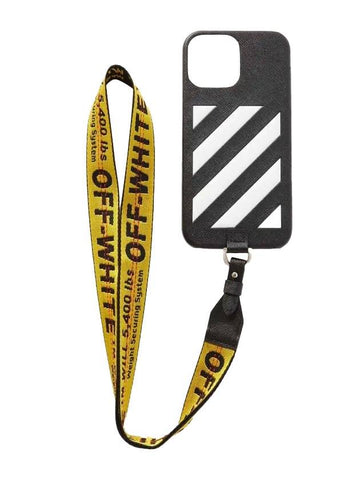 Diag logo phone case - OFF WHITE - BALAAN.