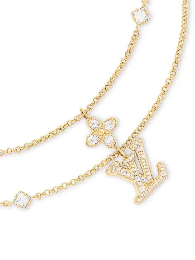 Lady LV Necklace Gold - LOUIS VUITTON - BALAAN 3