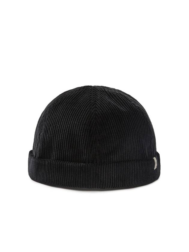 Corduroy Watch Beanie Black - SNOW PEAK - BALAAN 1