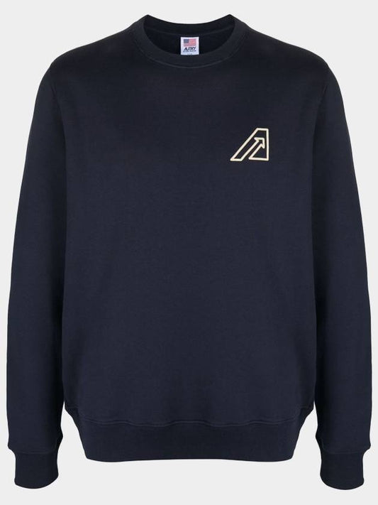 Icon Logo Sweatshirt Navy SWIM 411B - AUTRY - BALAAN 1