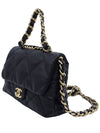 Women s Chanel AS3499 22 Season Black Lambskin Gold Quilted Top Handle Flap Shoulder Bag Built in Chip gt 2WAY Gangbuk used luxury goods - CHANEL - BALAAN 4