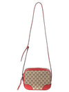 GG Disco Canvas Cross Bag Beige Red - GUCCI - BALAAN 5