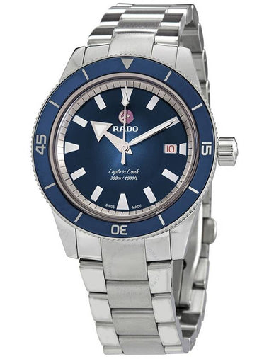 Rado Captain Cook Automatic Blue Dial Men's Watch R32105203 - RADO - BALAAN 1