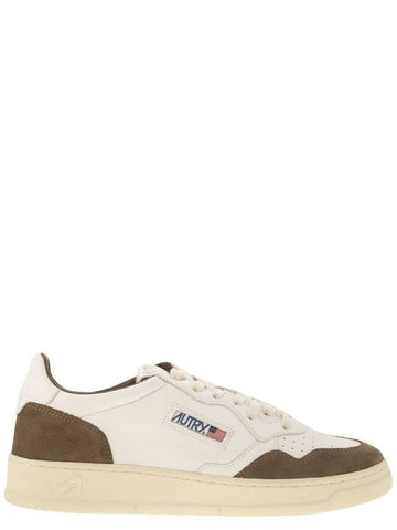 MEDALIST LOW - Sneakers in goatskin and suede - AUTRY - BALAAN 1