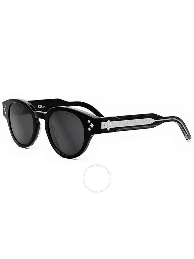 Dior CD DIAMOND R2I Smoke Oval Men's Sunglasses DM40110I 01A 48 - DIOR - BALAAN 1