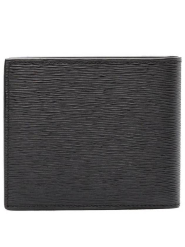 East West Leather Half Wallet Black - SAINT LAURENT - BALAAN 3