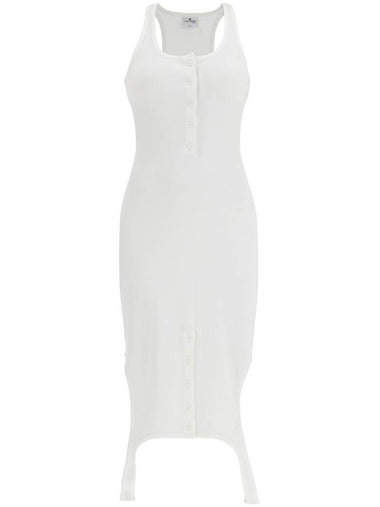 pleat dress with midi length - COURREGES - BALAAN 1