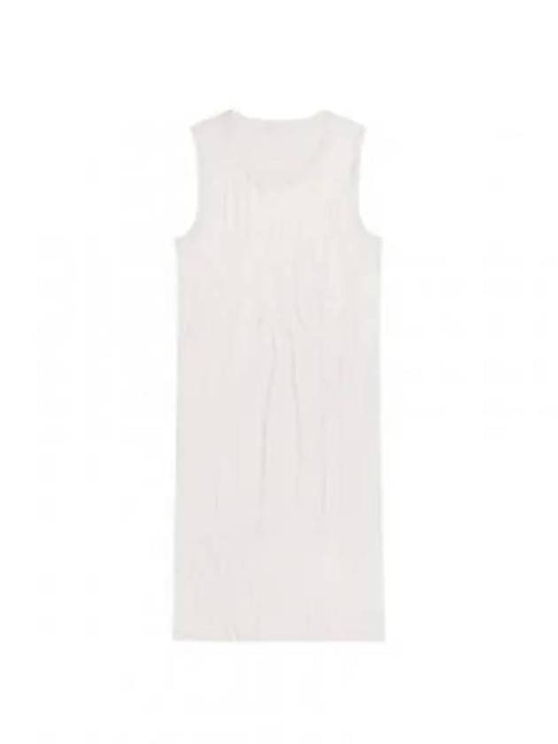 Crushed Satin Tank Mini Dress White - HELMUT LANG - BALAAN 2