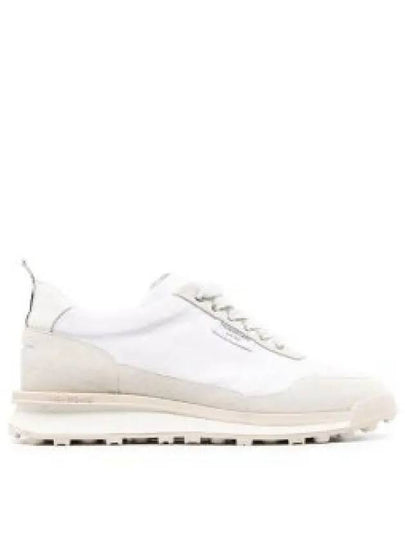 Eco Nylon Alumni Low Top Sneakers White - THOM BROWNE - BALAAN 2