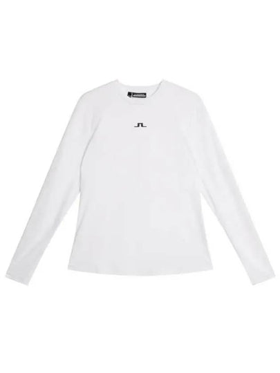 Golf Logo Print Ada Long Sleeve T-Shirt White - J.LINDEBERG - BALAAN 2