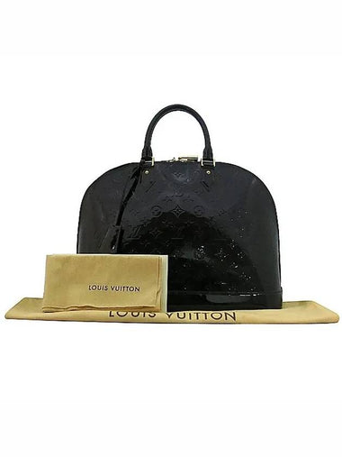 M93595 Monogram Vernis Amarante Alma GM Tote Bag - LOUIS VUITTON - BALAAN 1