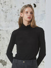 BASIC TURTLENECK TOP BLACK - ANOETIC - BALAAN 1