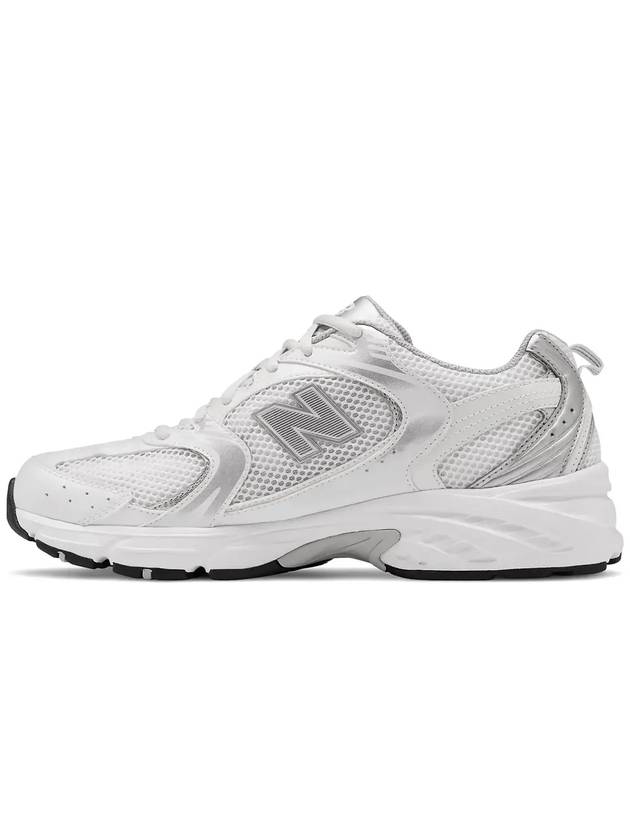 530 Low Top Sneakers White Silver - NEW BALANCE - BALAAN 5