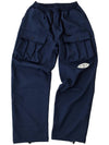 NUMBER EIGHT WIDE CARGO PANTS NAVY - FREAKISH BUILDING - BALAAN 2