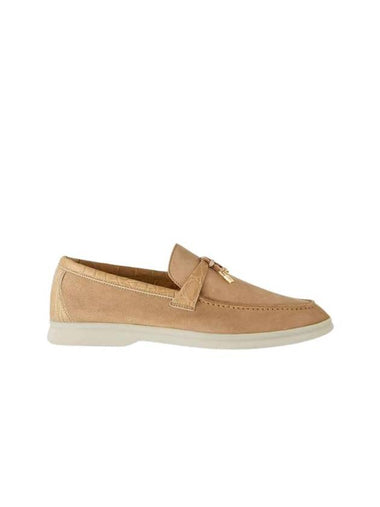 Summer Charm Walk Suede Loafers Sand Stone - LORO PIANA - BALAAN 1