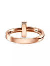 Tiffany T T1 Ring Rose Gold 67797213 - TIFFANY & CO. - BALAAN 3