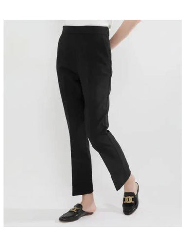 Parata Poly Slacks Black - MAX MARA - BALAAN 1