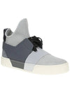 Elastic Strap Mesh High Top Sneakers Grey - BALENCIAGA - BALAAN 3