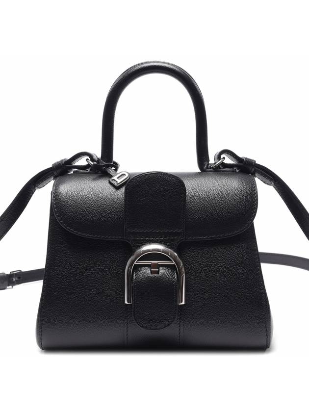 Brillant Rodeo Calf Vegetal Small Tote Bag Black - DELVAUX - BALAAN 2