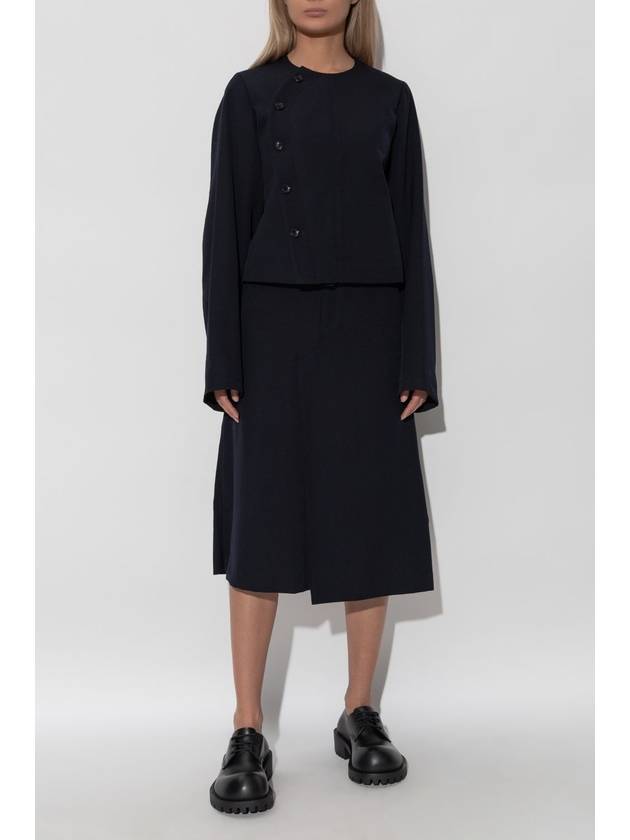 CDG By Comme Des Garçons Wool Jacket, Women's, Navy Blue - COMME DES GARCONS - BALAAN 2