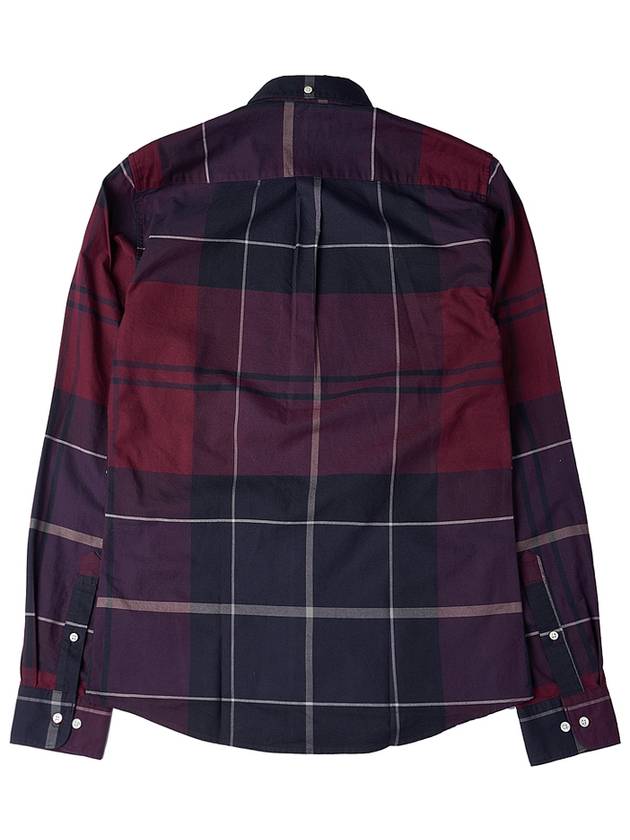 Stirling Tailored Long Sleeve Shirt Cordovan Tartan - BARBOUR - BALAAN 3