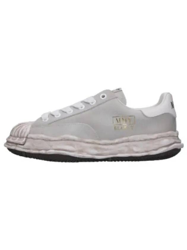 Iro Blakey Sole Vintage Leather Low Top Sneakers White - MAISON MIHARA YASUHIRO - BALAAN 1