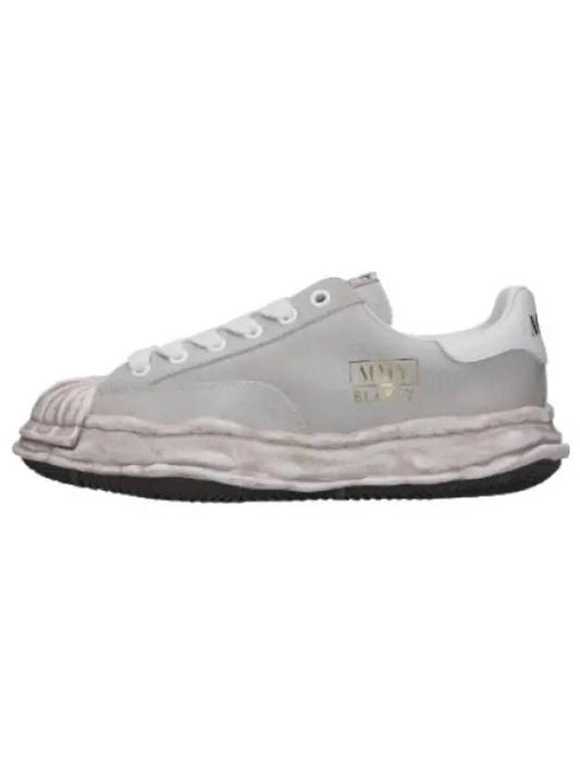 Iro Blakey Sole Vintage Leather Low Top Sneakers White - MAISON MIHARA YASUHIRO - BALAAN 1