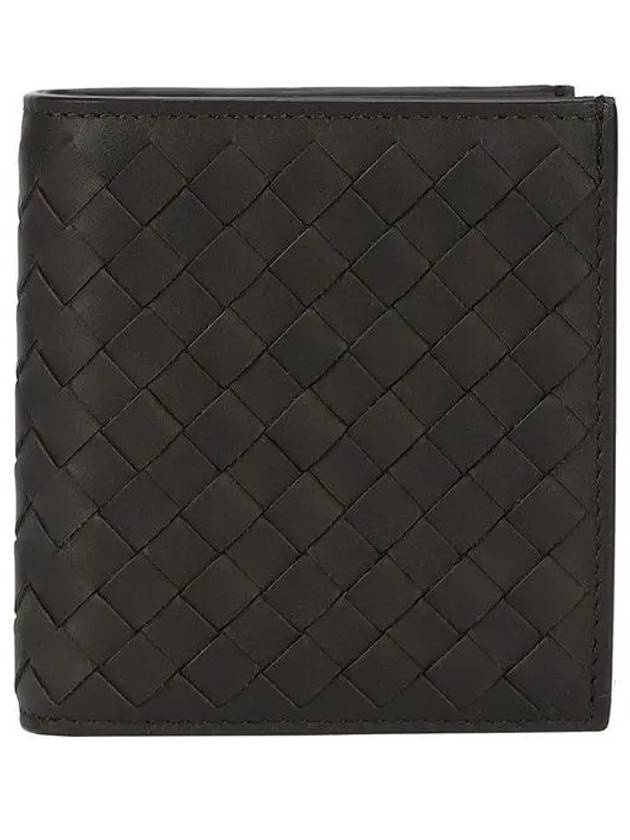 Intrecciato Small Folder Half Wallet Brown - BOTTEGA VENETA - BALAAN 2