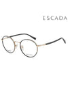 Glasses Frame VES987FS 009AS Round Titanium Men Women - ESCADA - BALAAN 1