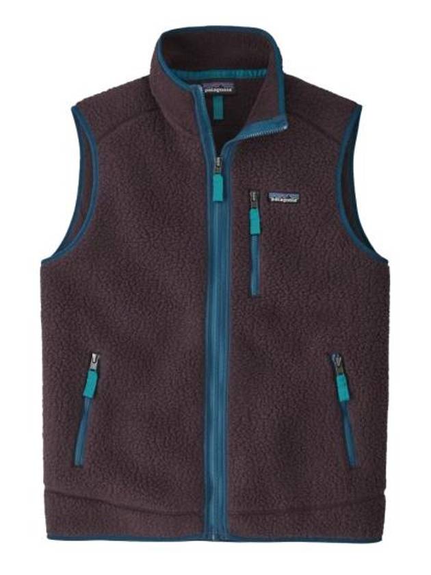 Men's Retro Pile Vest Obsidian Plum - PATAGONIA - BALAAN 2