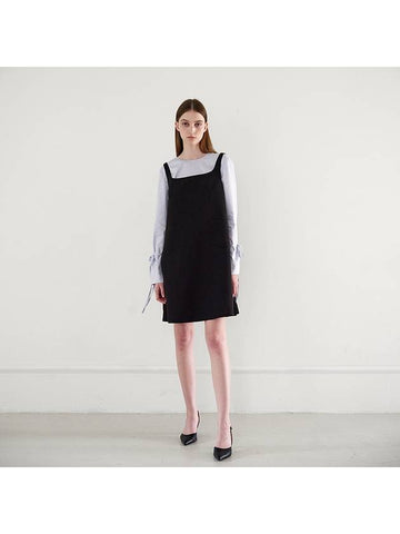 Layered mini dressBlack - SUBSET - BALAAN 1