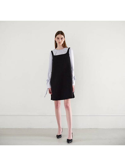 Layered Mini Dress Black - SUBSET - BALAAN 2