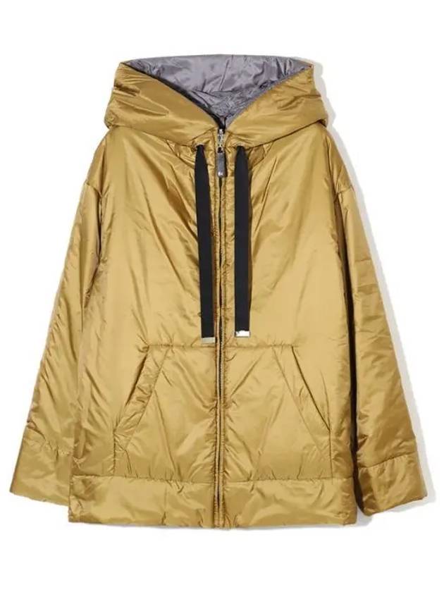 The Cube Dali Reversible Waterproof Canvas Jacket Ocher - MAX MARA - BALAAN 2