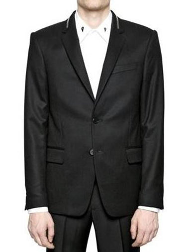 ZIP DETAILED WOOL JACKET - GIVENCHY - BALAAN 1