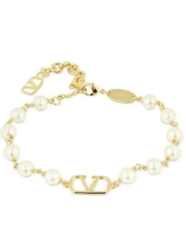 Garavani V LOGO pearl bracelet WW0J0G16 UXM 23R - VALENTINO - BALAAN 1